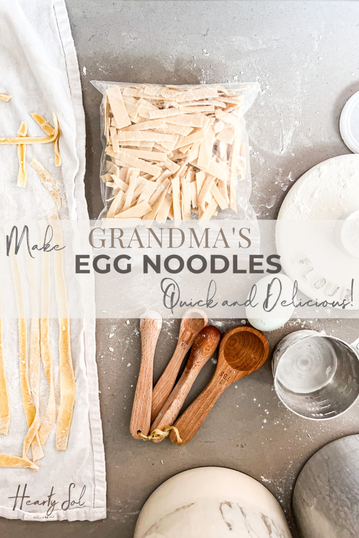 How To Make Grandma S Homemade Egg Noodles Hearty Sol