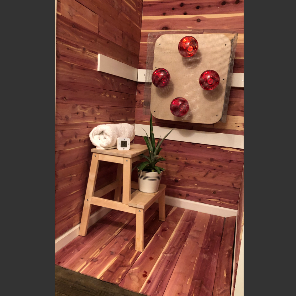 home tour-sauna