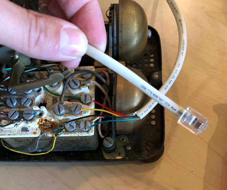 How to rewire an old Western Electric rotary phone Hearty Sol How