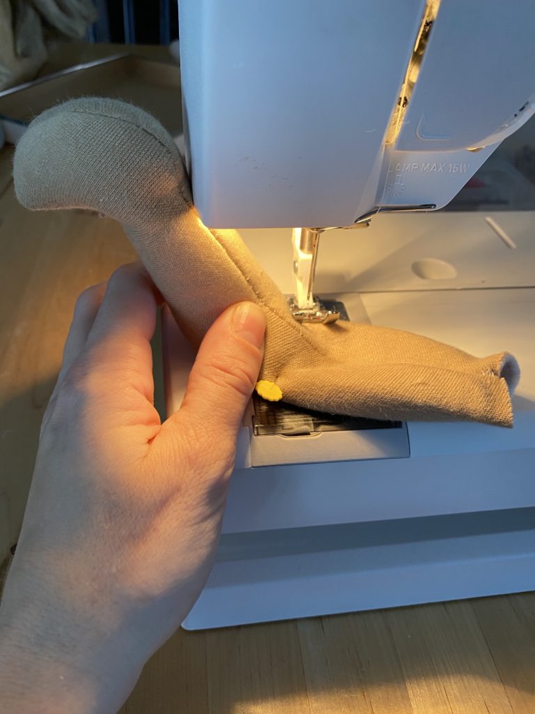 sew the knee