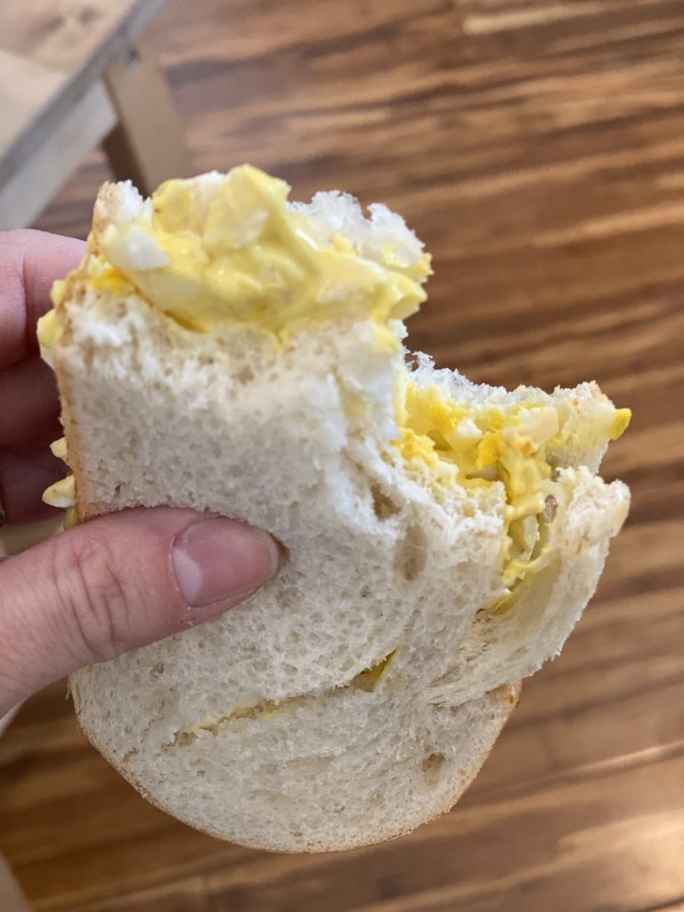 egg salad sandwich