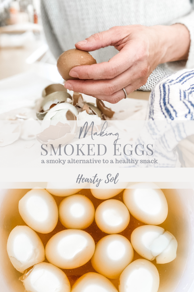 smoked eggs