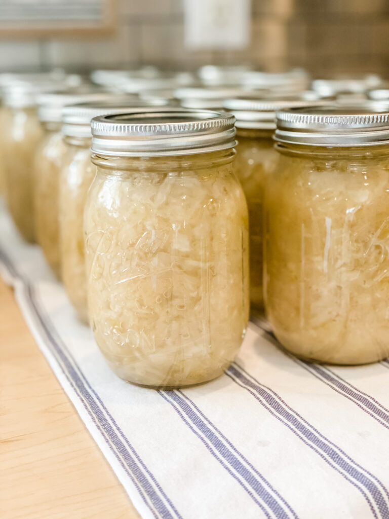 canned sauerkraut