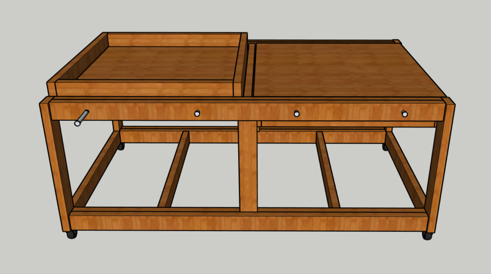 How to make a Flipping Workbench Video Tutorial & Plans Hearty Sol