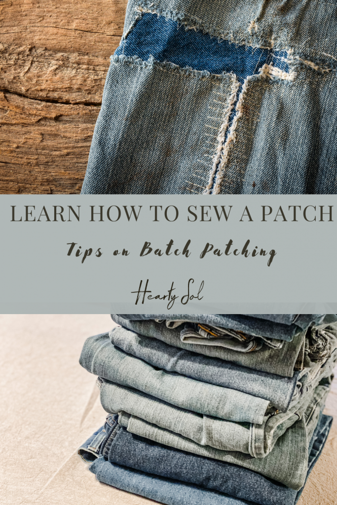 How to Sew a Patch Learn to Sew Lesson 6 Hearty Sol