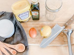 ingredients for making mayo