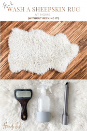 How to Clean a Sheepskin Rug at Home - Hearty Sol