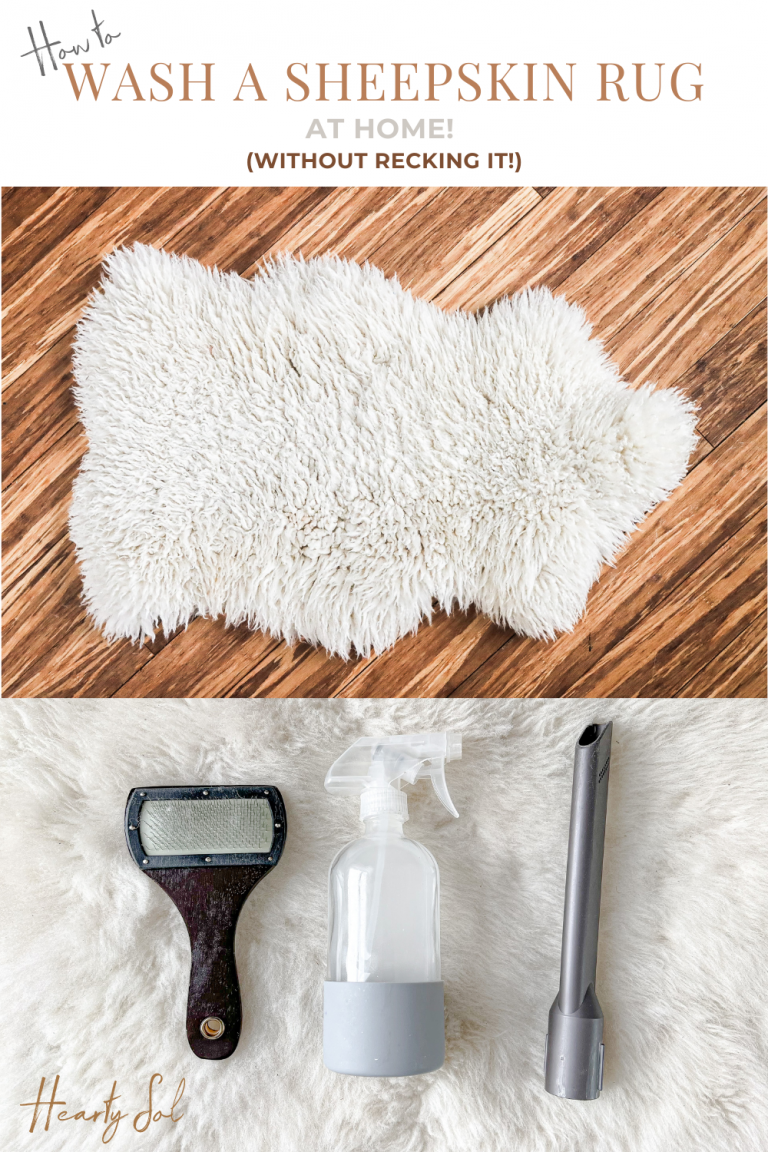 How to Clean a Sheepskin Rug at Home Hearty Sol