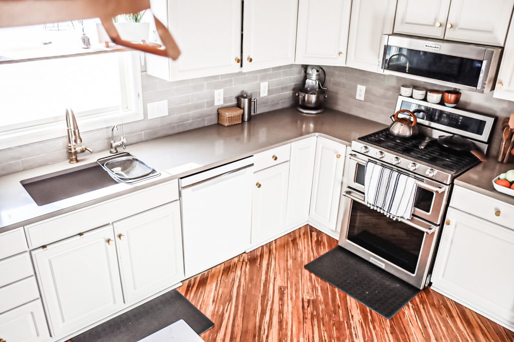 kitchen renovation top view