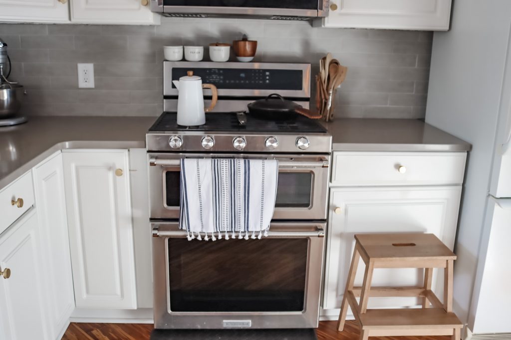 kitchen view of the stove