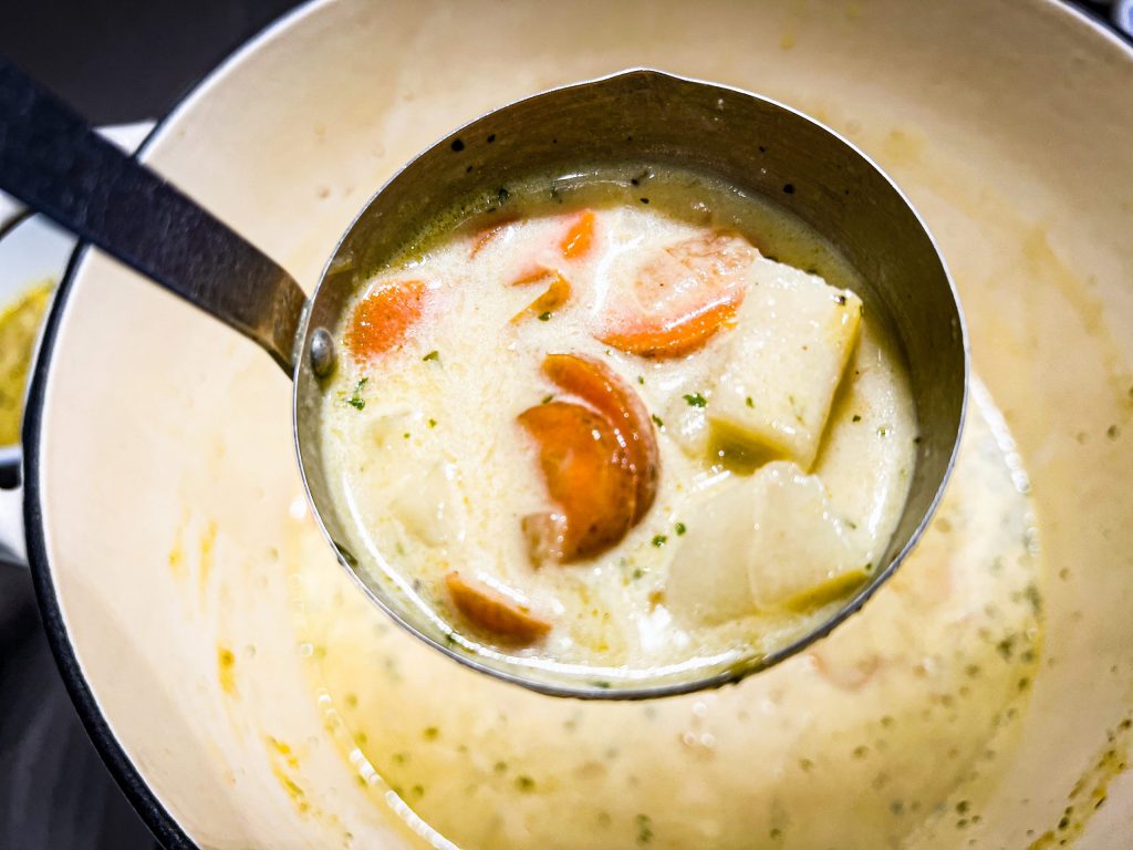 cooked potato soup
