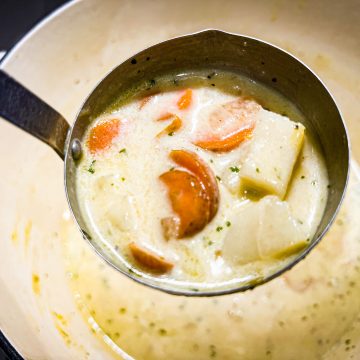 cooked potato soup