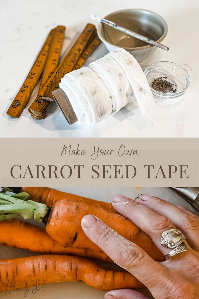 carrot seed tape