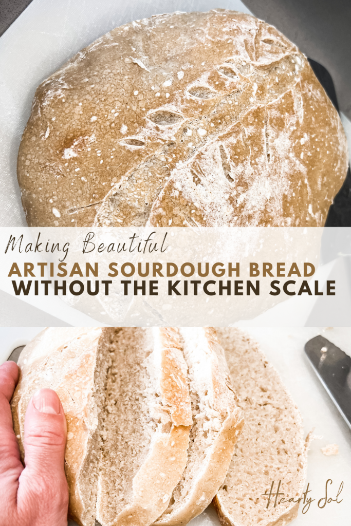 making sourdough without the kitchen scale pin