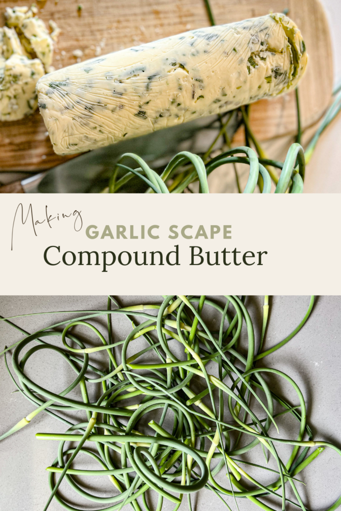 garlic scape butter pin