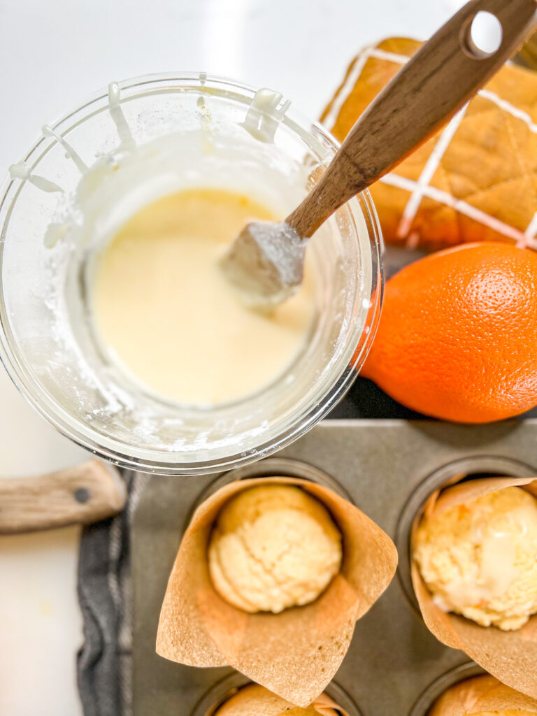 orange glaze for muffins