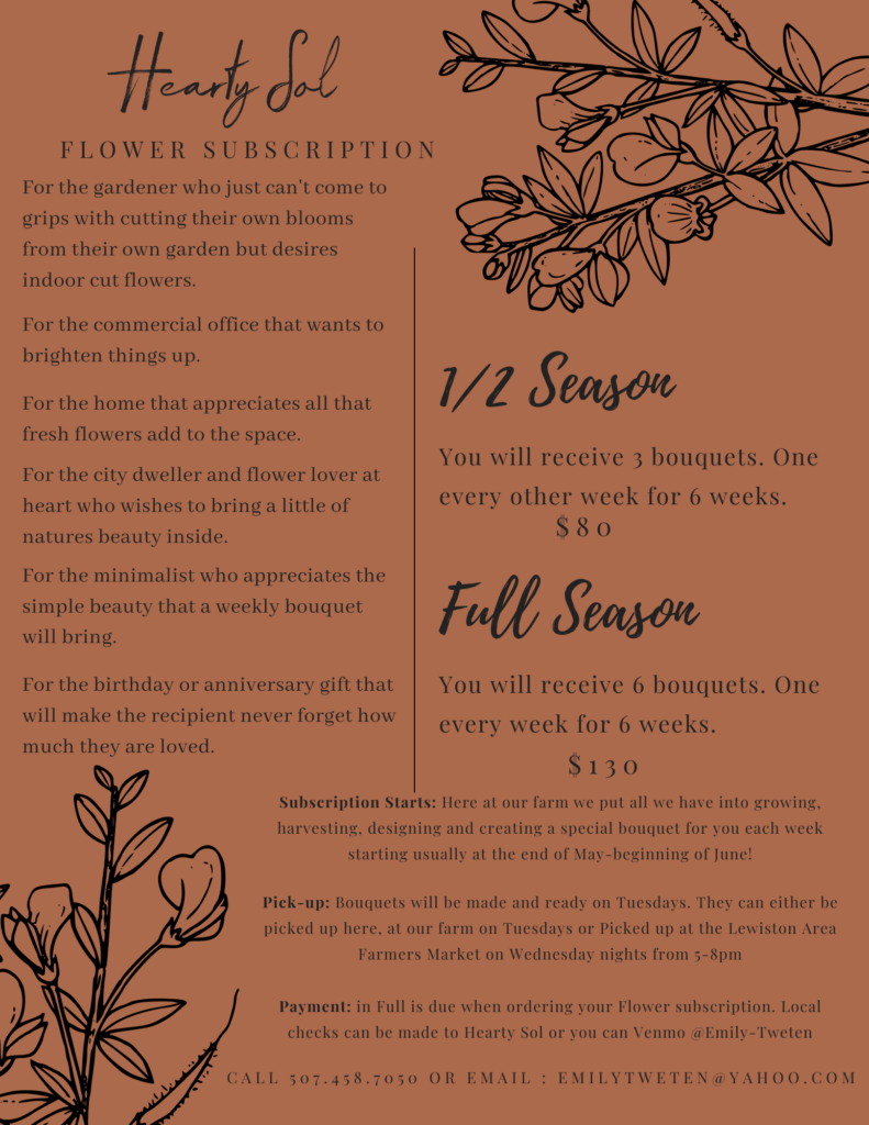 flower subscription information in southeastern Minnesota 