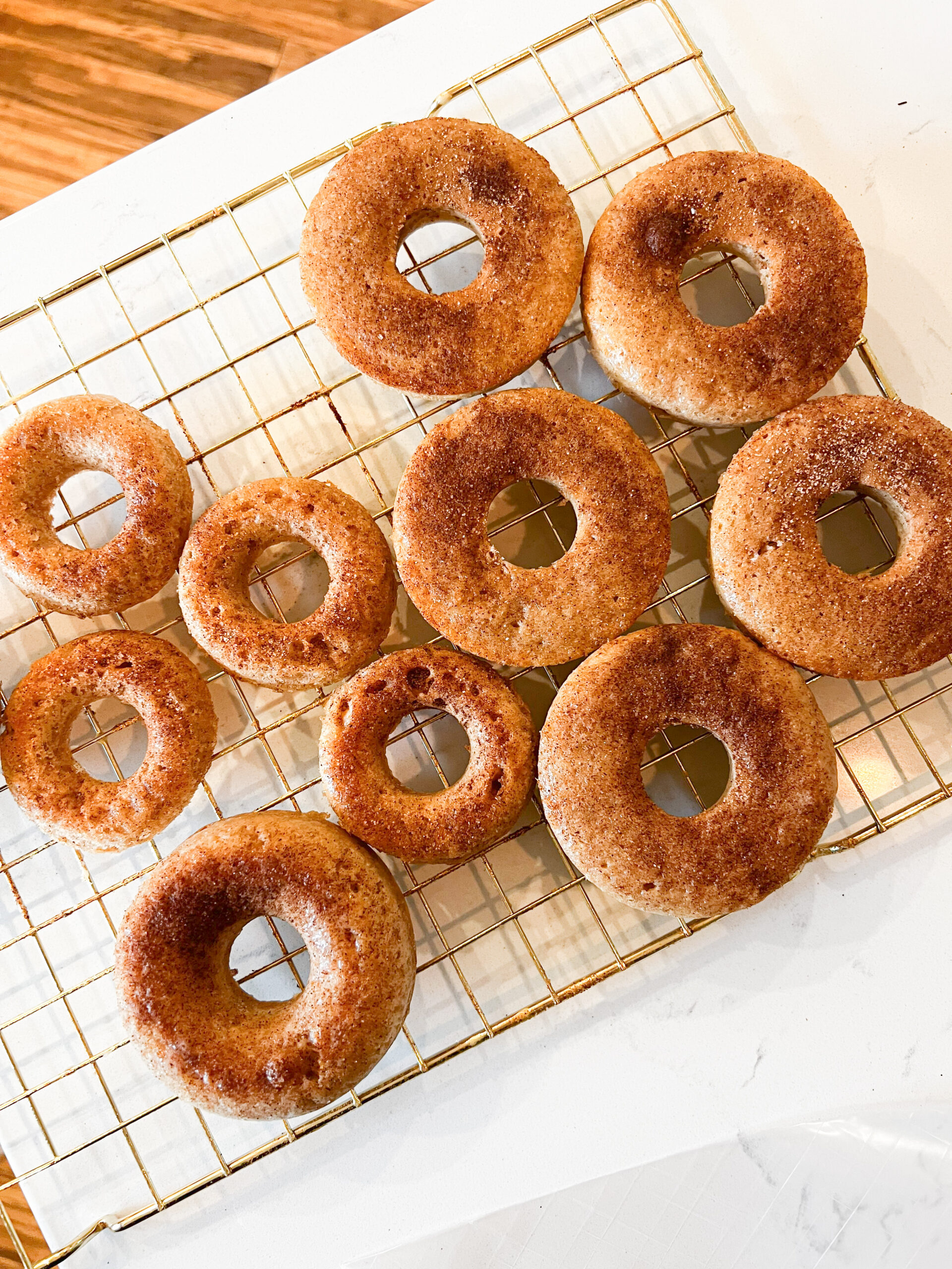 donuts on a cooling rack