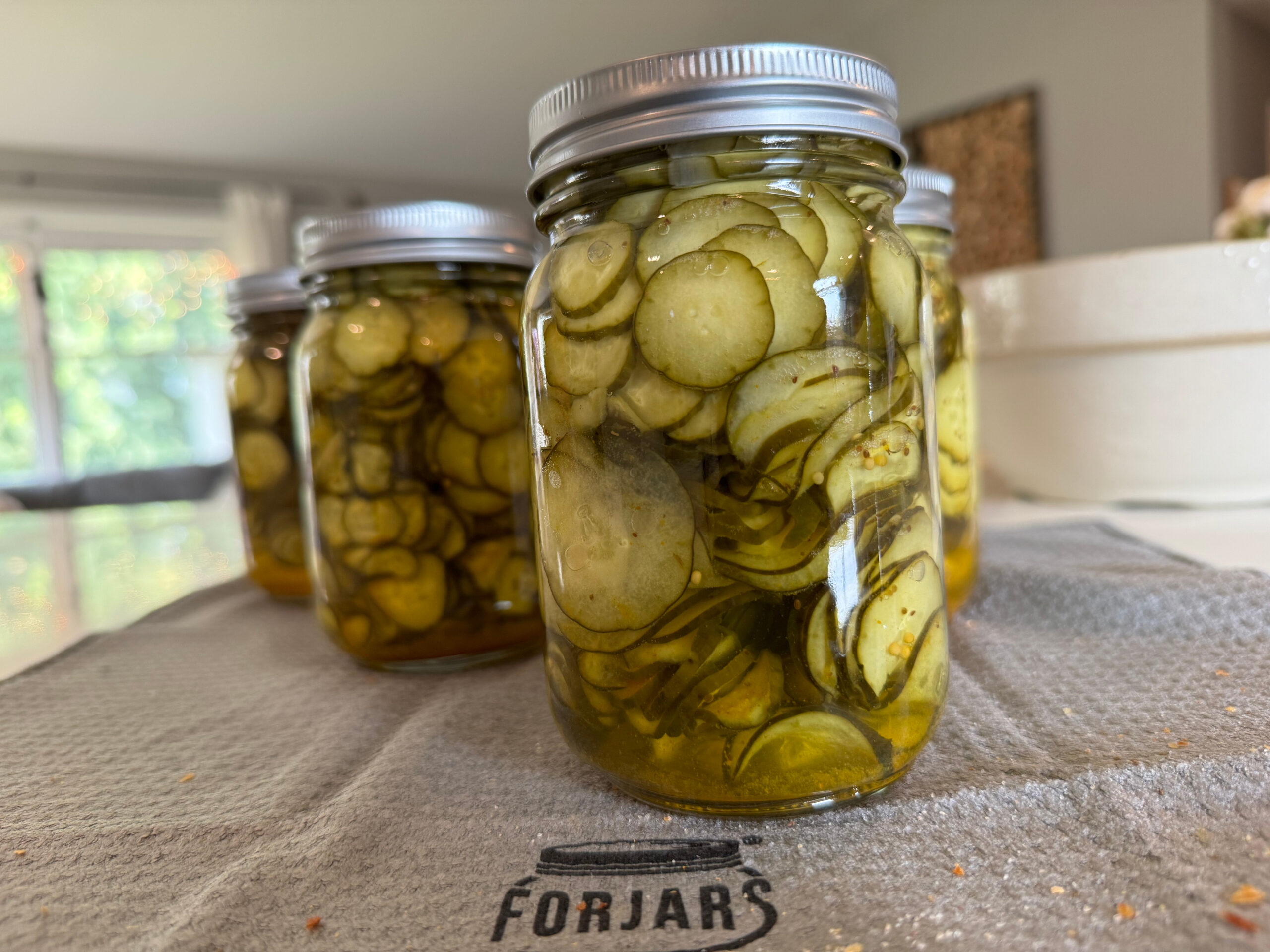 canned bread and butter pickles