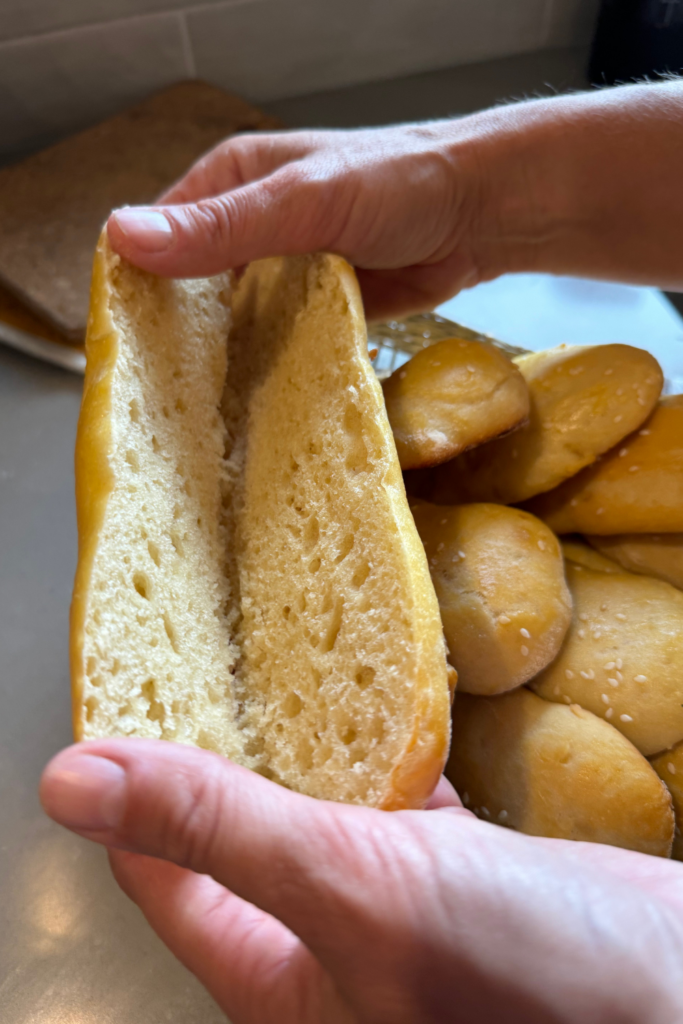 Sourdough Hawaiian Hot Dog Buns