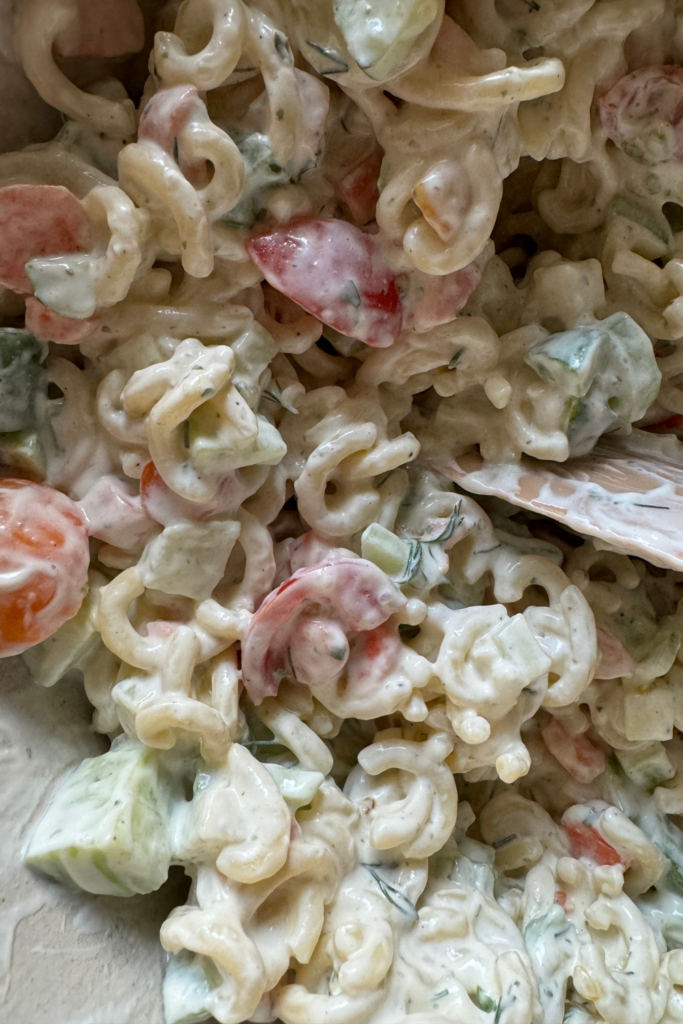 Creamy Ranch Pasta Salad