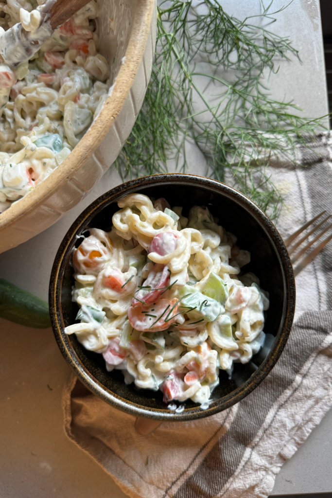 Creamy Ranch Pasta Salad