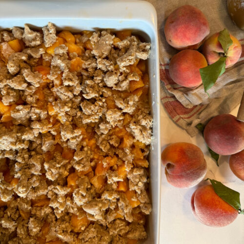 peach crisp