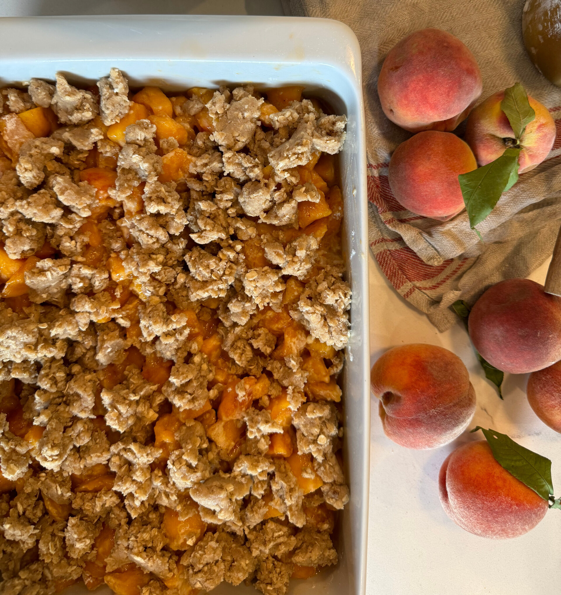 peach crisp