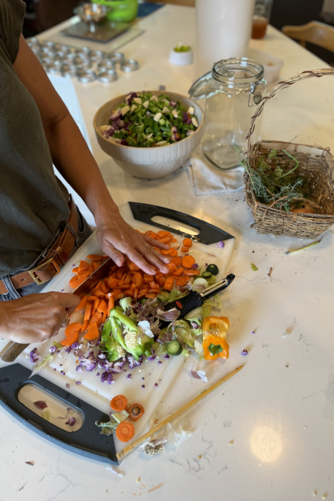 Making Giardiniera 