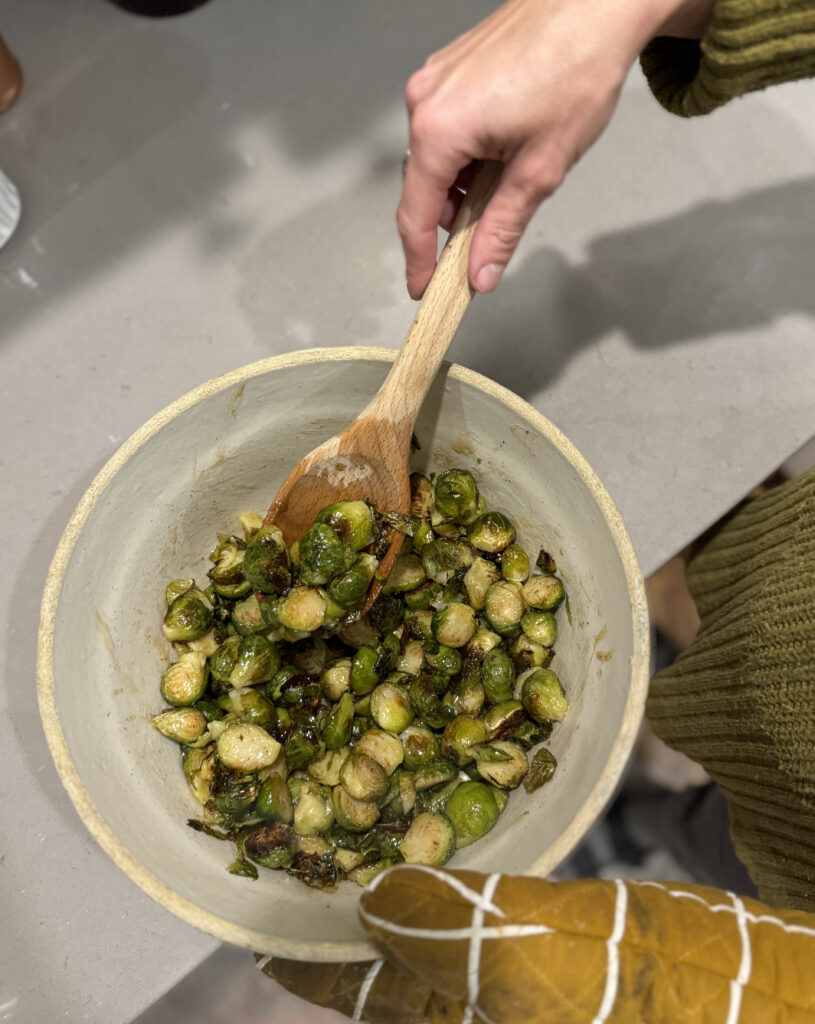 Honey Butter Roasted Brussel Sprouts