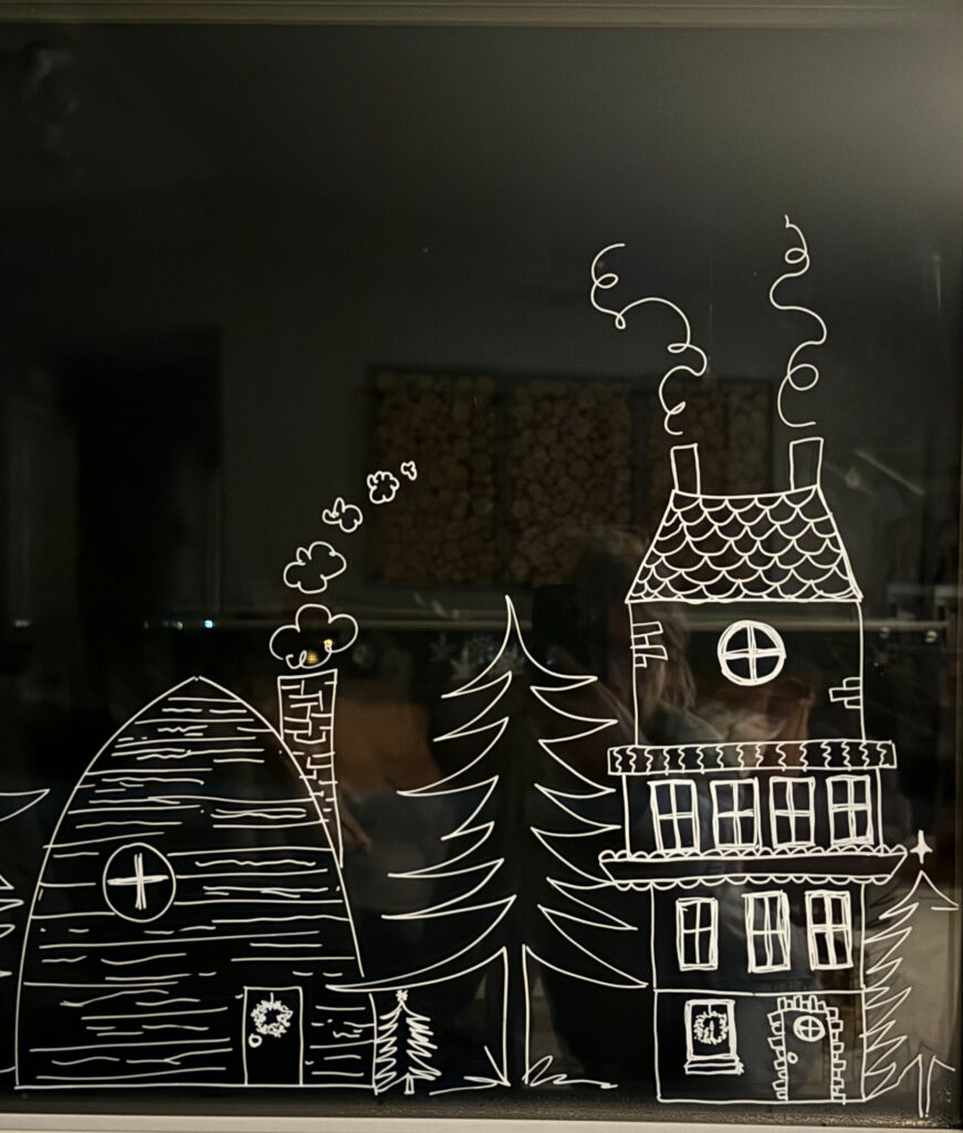 window art painted on a window