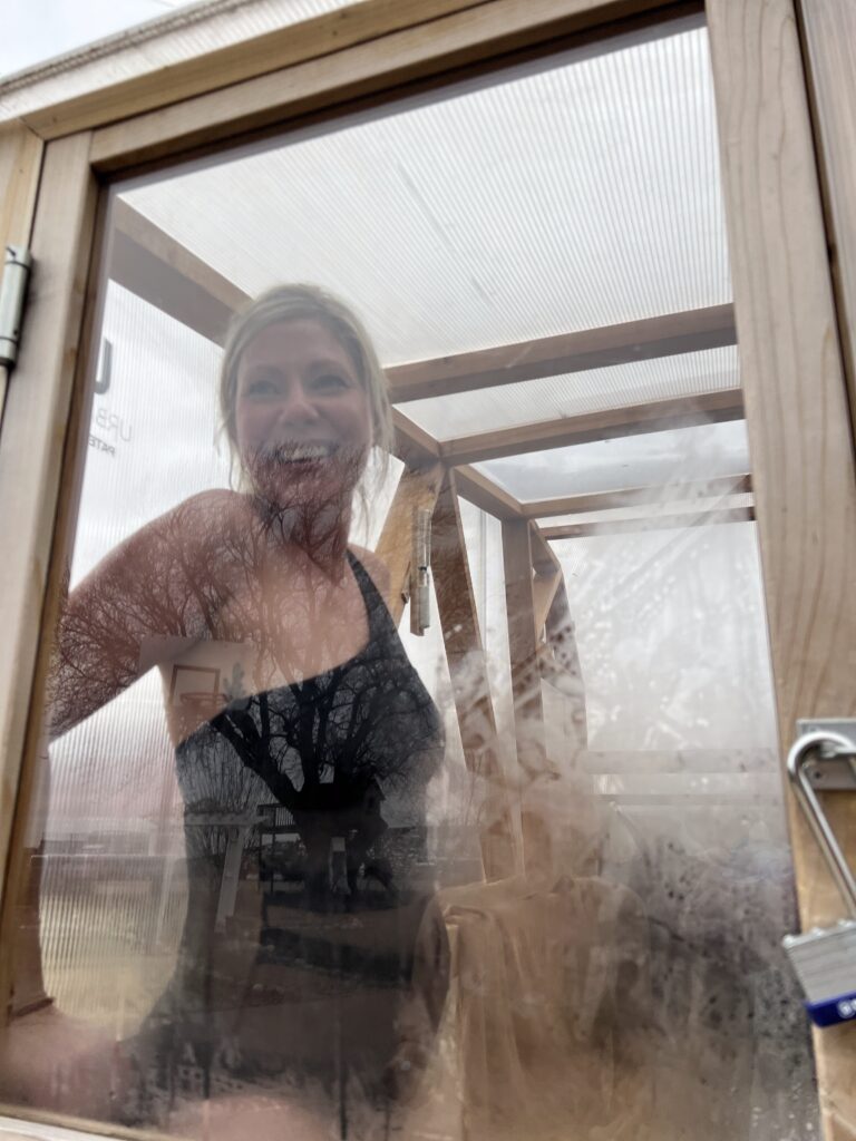 free-flow sauna
