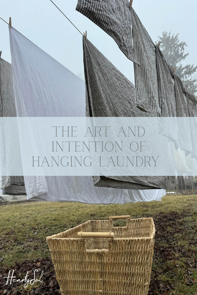 The art and intention of hanging laundry