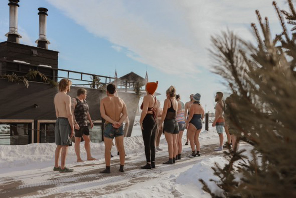 Guided Sauna Practice - photo by cedar and stone