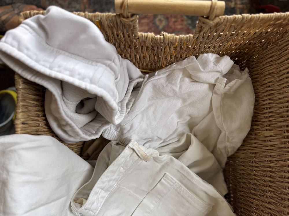 White Laundry Load