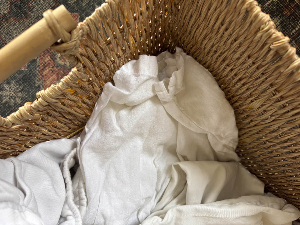 White Laundry Load