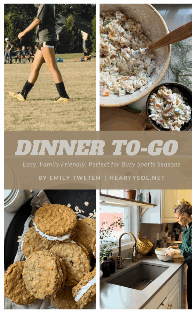 Dinner to-go cookbook