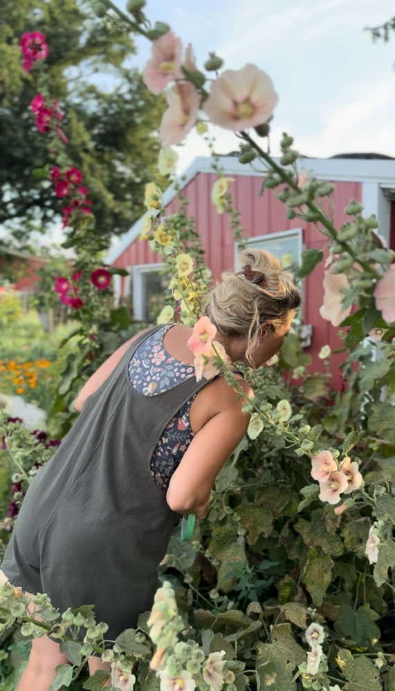 In Flower Garden