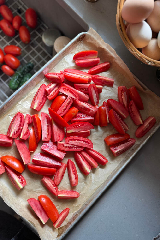 Cut up Tomatoes