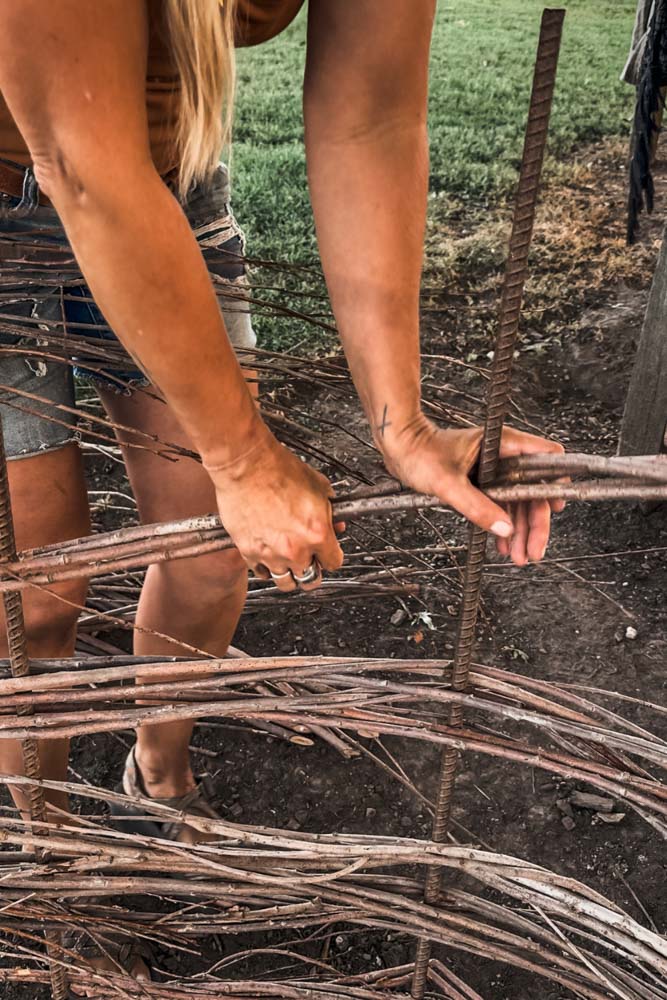 Making a Willow Fence