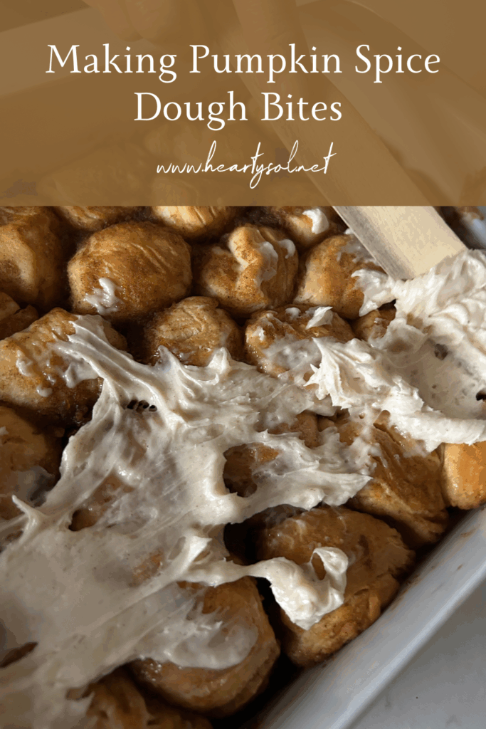Pumpkin Spice Dough Bites