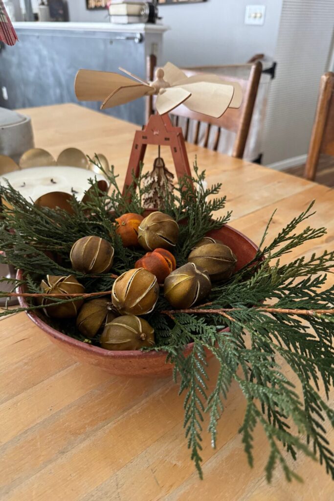 Dried Mandarin Decor