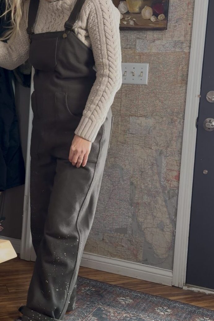 Standing in Snow Pants