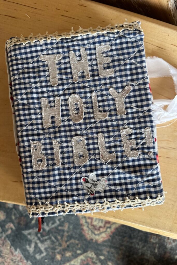 Hand Sewn Bible Cover