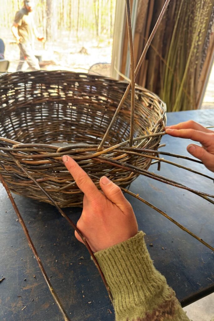 Making a Willow Basket