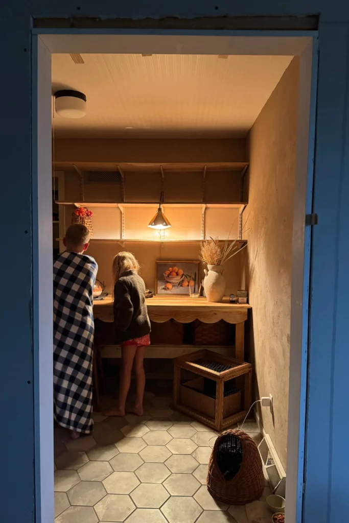 Children looking at eggs hatching