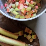 Cut up Rhubarb