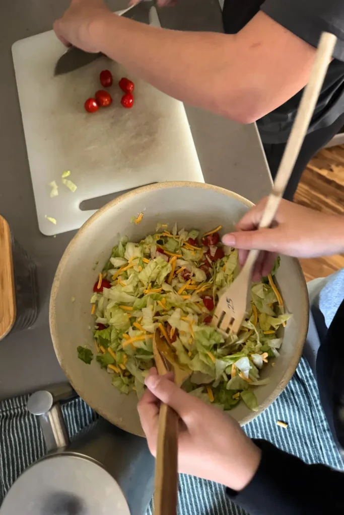 Making a Summer Salad