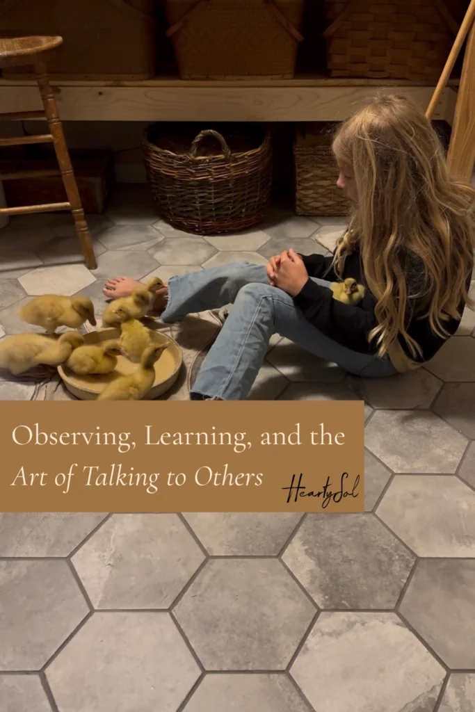 The art of talking to others pin
