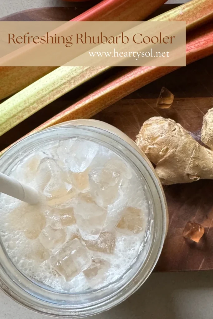 Refreshing Rhubarb Cooler